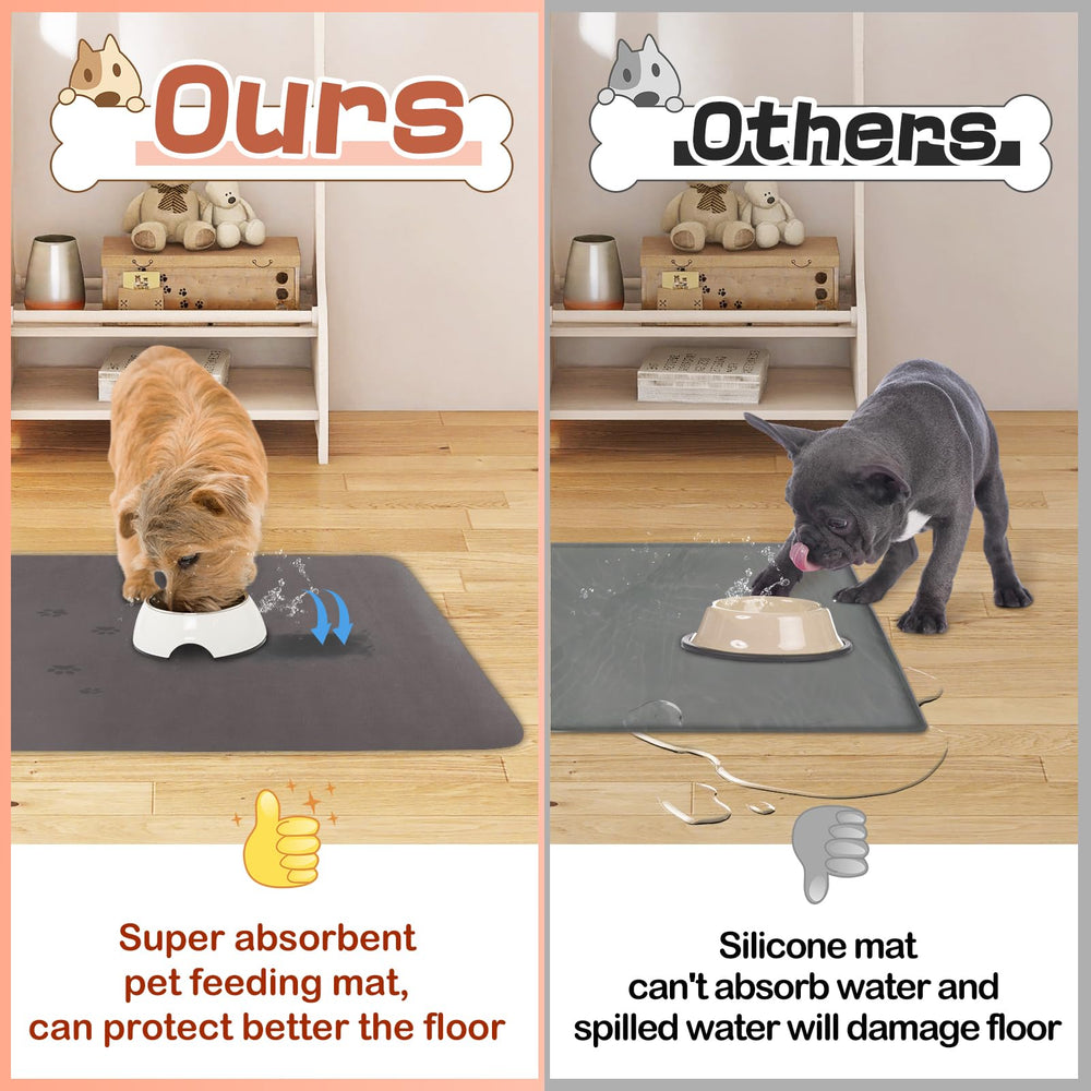 MEWTOGO tapete antiresbalante para perros evita resbalones y protege el piso