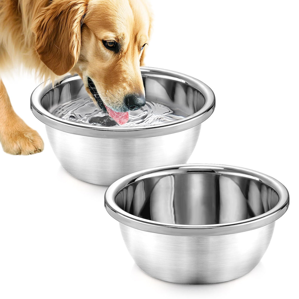 MEWTOGO tazones grandes para perros con 1 galón de agua.