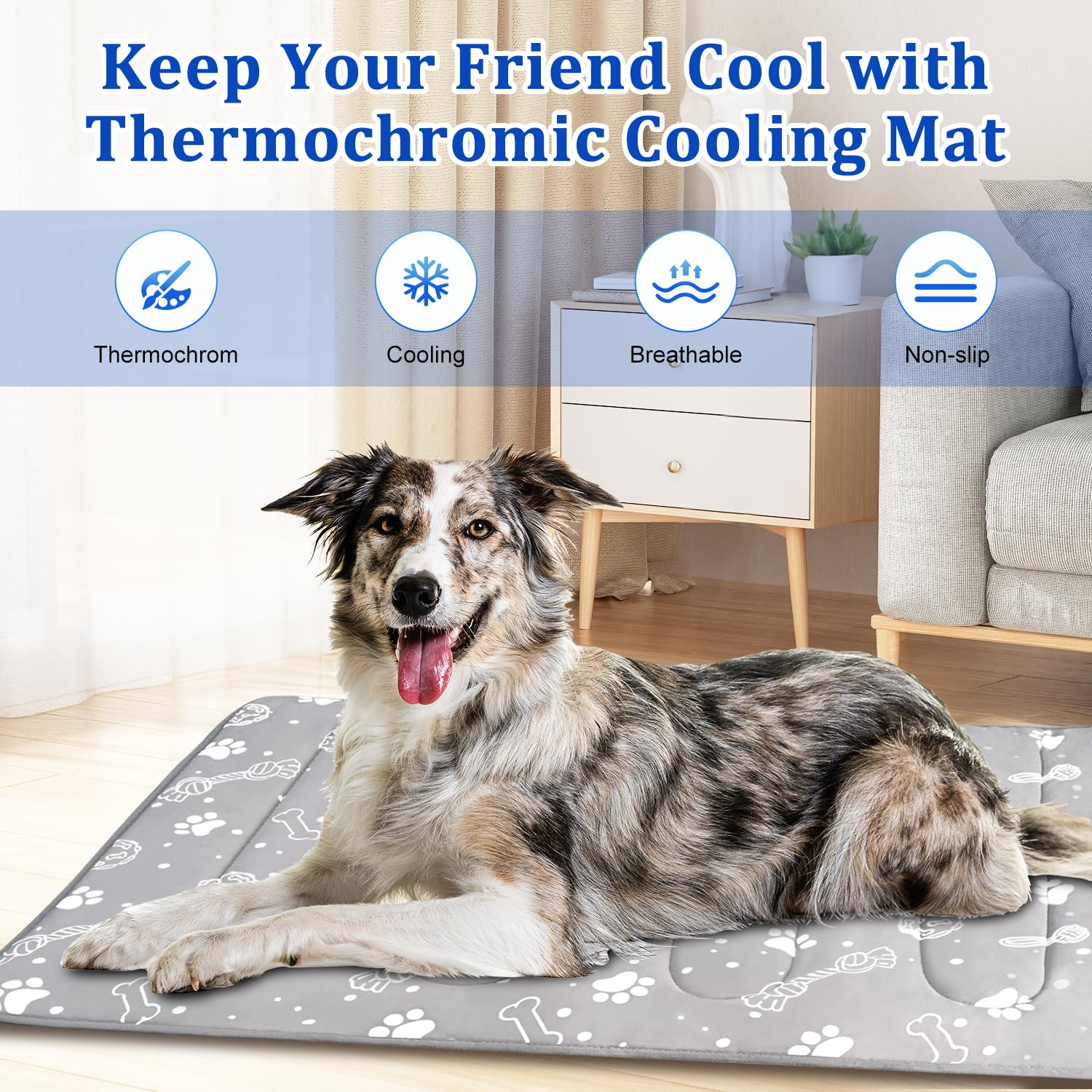 MH MYLUNE HOME tejido sensible al calor cambia de color para indicar enfriamiento