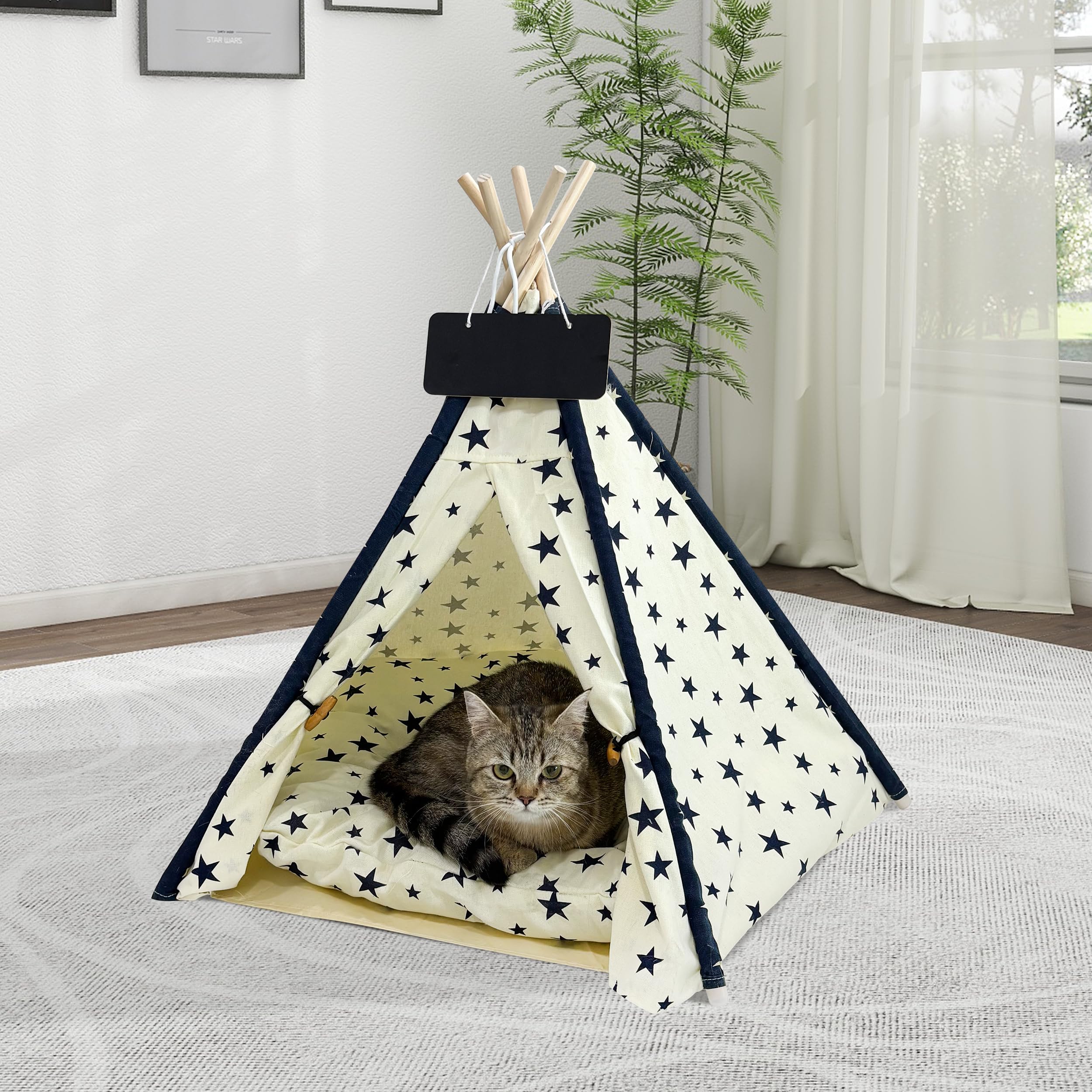 Estructura estable del Tipi MHL.CXG para mascotas tranquilas