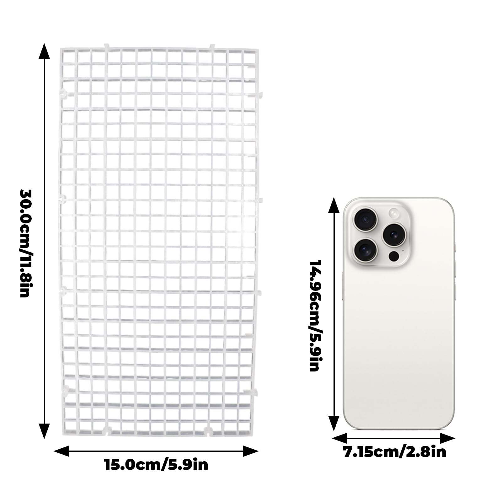 MHLLGN tapa acrílica 8 piezas, cobertura para varios acuarios.