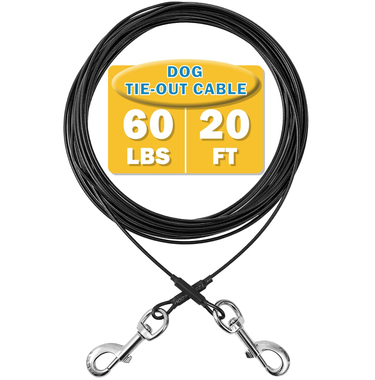 Mi Metty cable de atar para perro de 20 pies para explorar con seguridad.