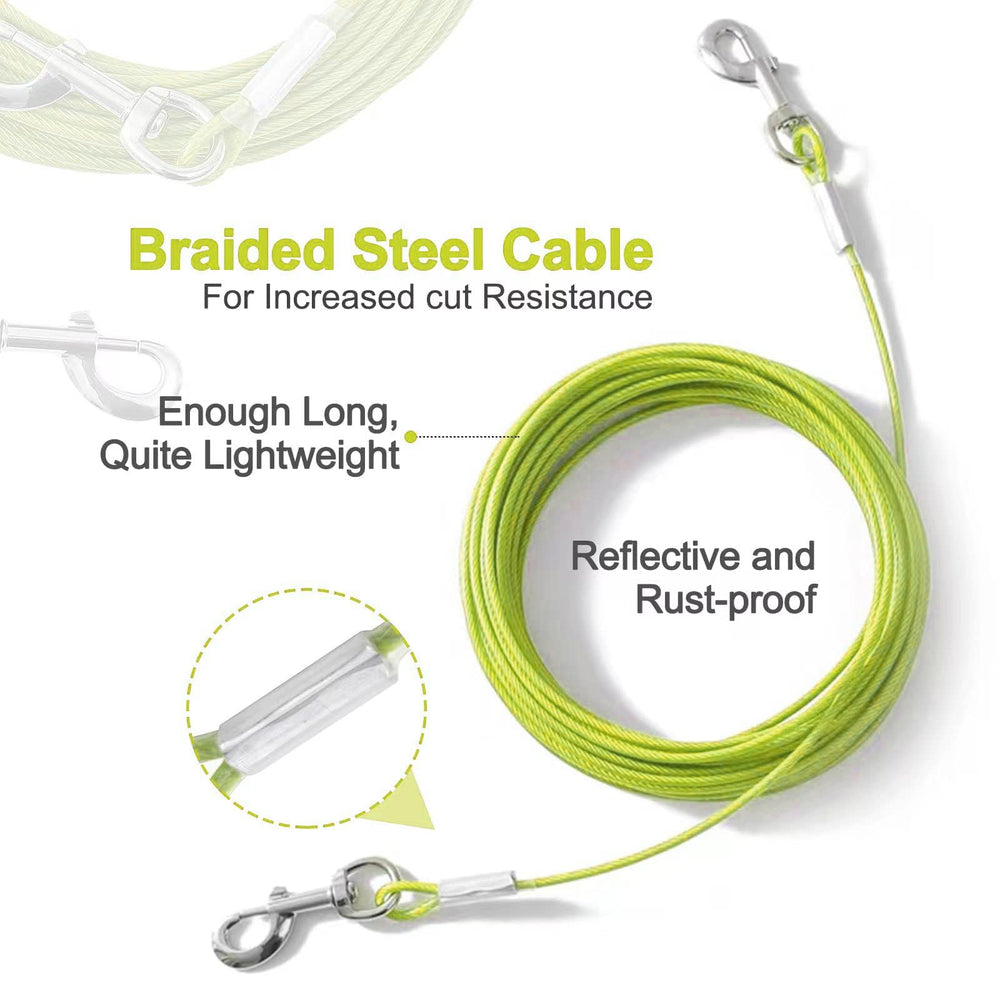 Mi Metty cable de veinte pies, libertad controlada para exteriores.