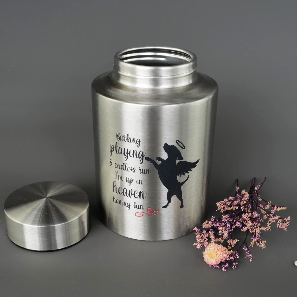 Urna de acero inoxidable de alta calidad de Mianachilu para perros