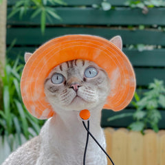 Mianhuatang sombrero para perro con protección solar y ajuste cómodo para días al aire libre.