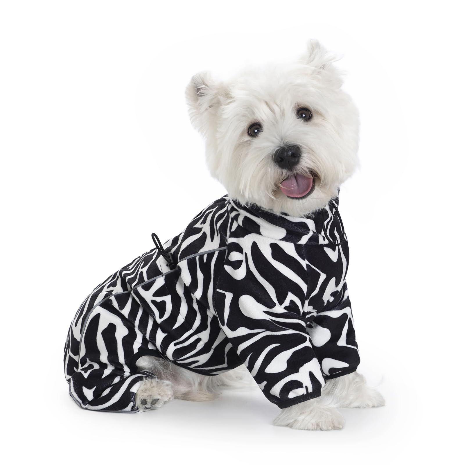 MIAODODO capa para perro, cuello alto, brindando calor y protección contra el viento.