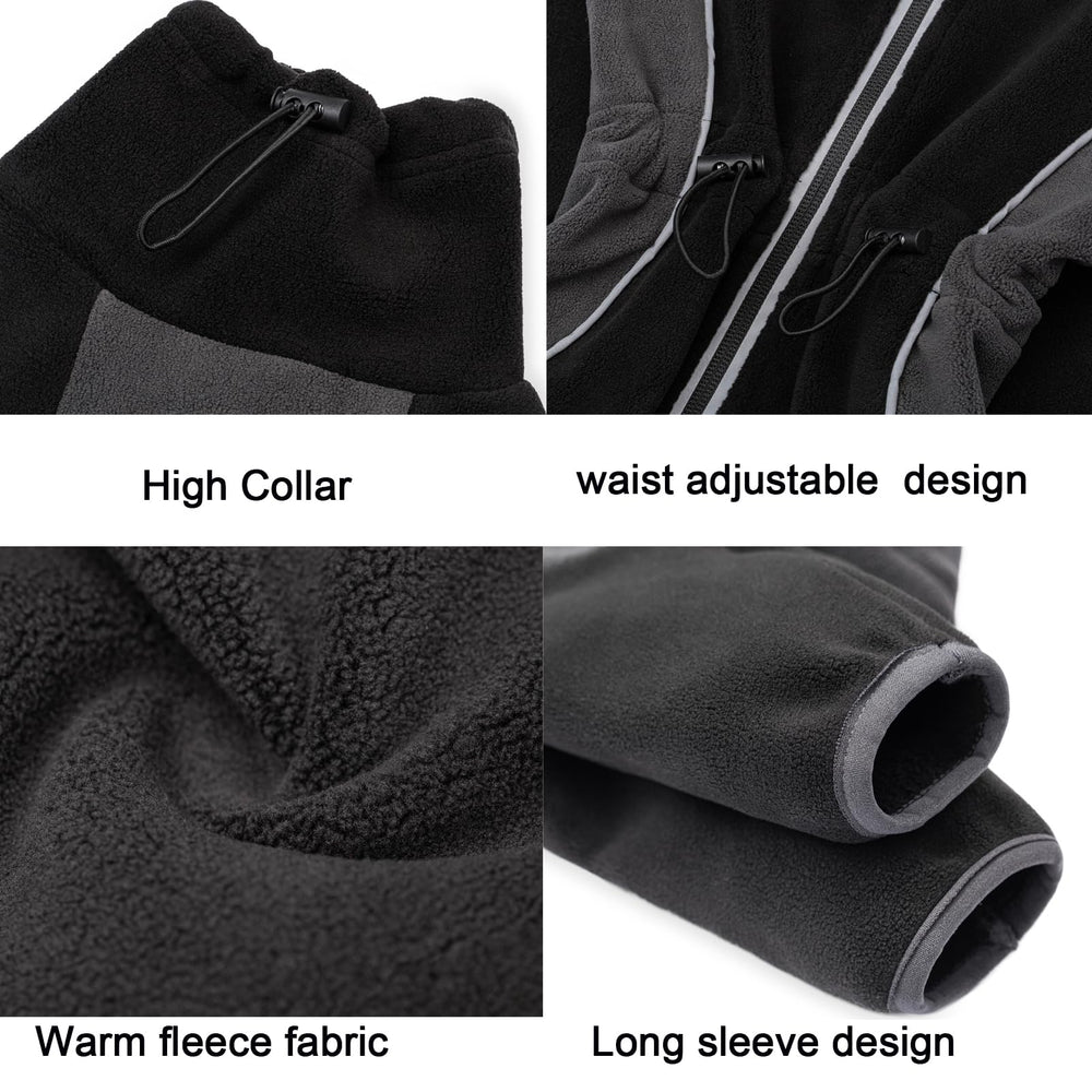 MIAODODO Capa polar, cobertura corporal completa para paseos fríos.
