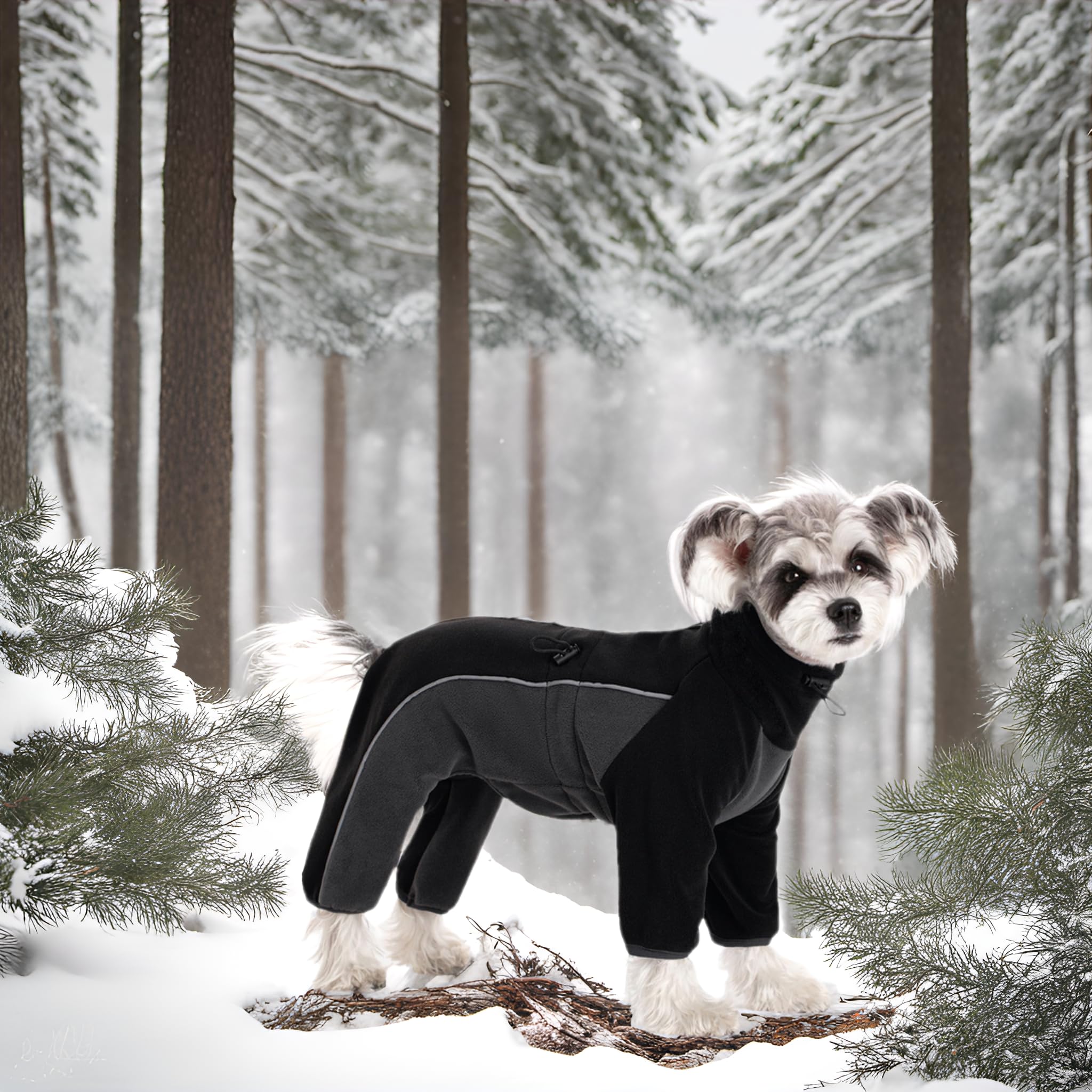 MIAODODO Capa polar, cuello alto, protege del viento y aporta estilo.