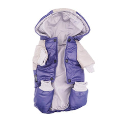 Miaododo manto de invierno para perro mediano con capucha, cómodo y seguro en frío.