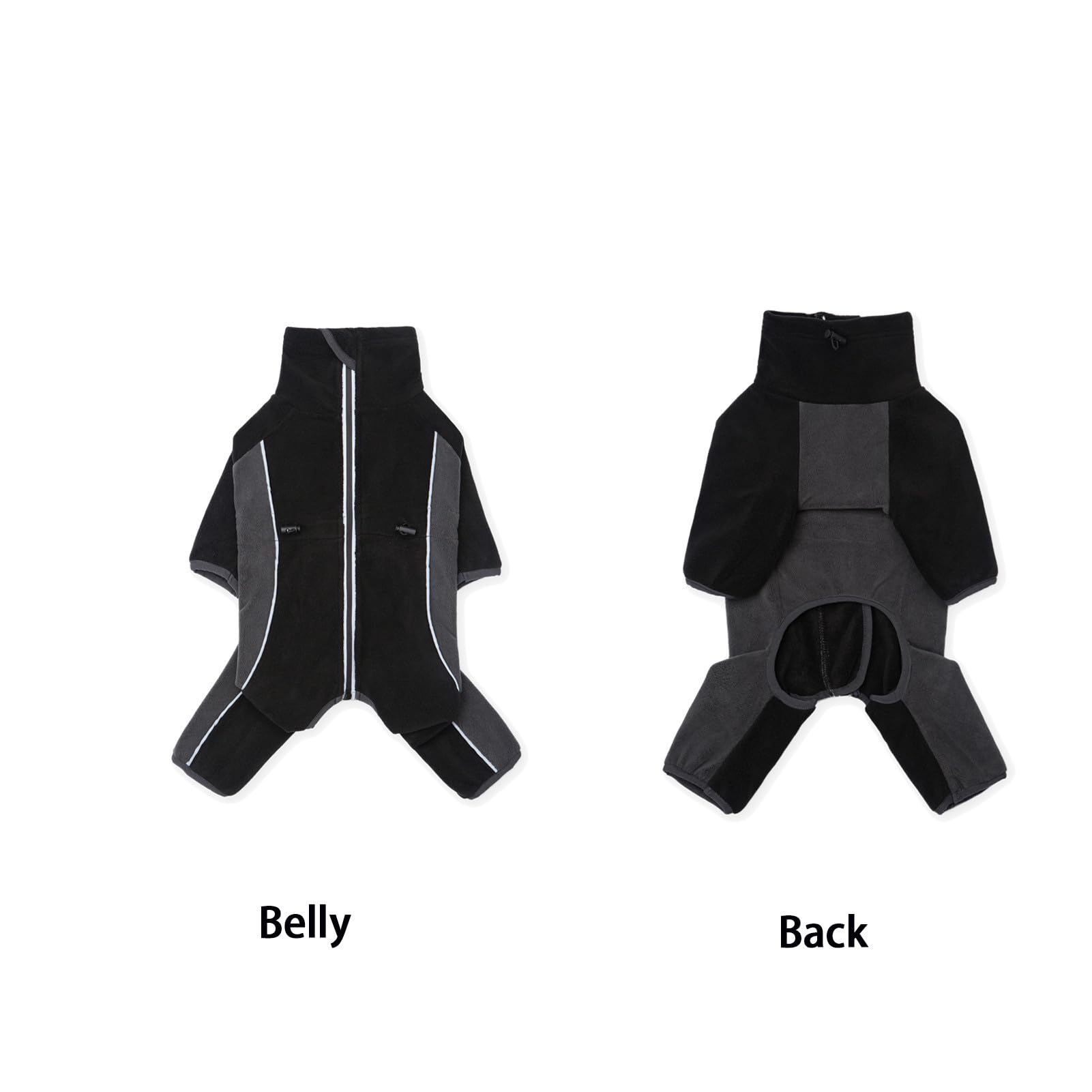 Pantalones para perro Miaododo, mantienen torso y patas calientes.