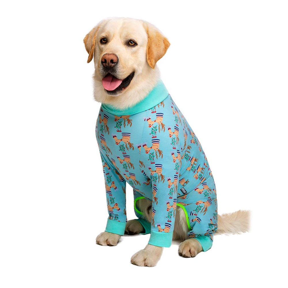 Pijama Miaododo para perros mediano y grande, ajuste cómodo para uso diario.