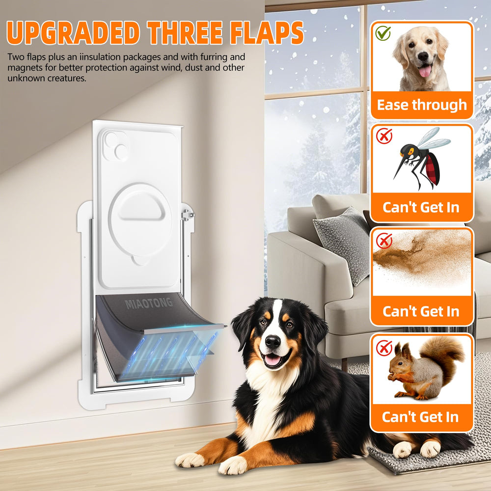 MIAOTONG puerta para perros, diseño exquisito que complementa la decoración