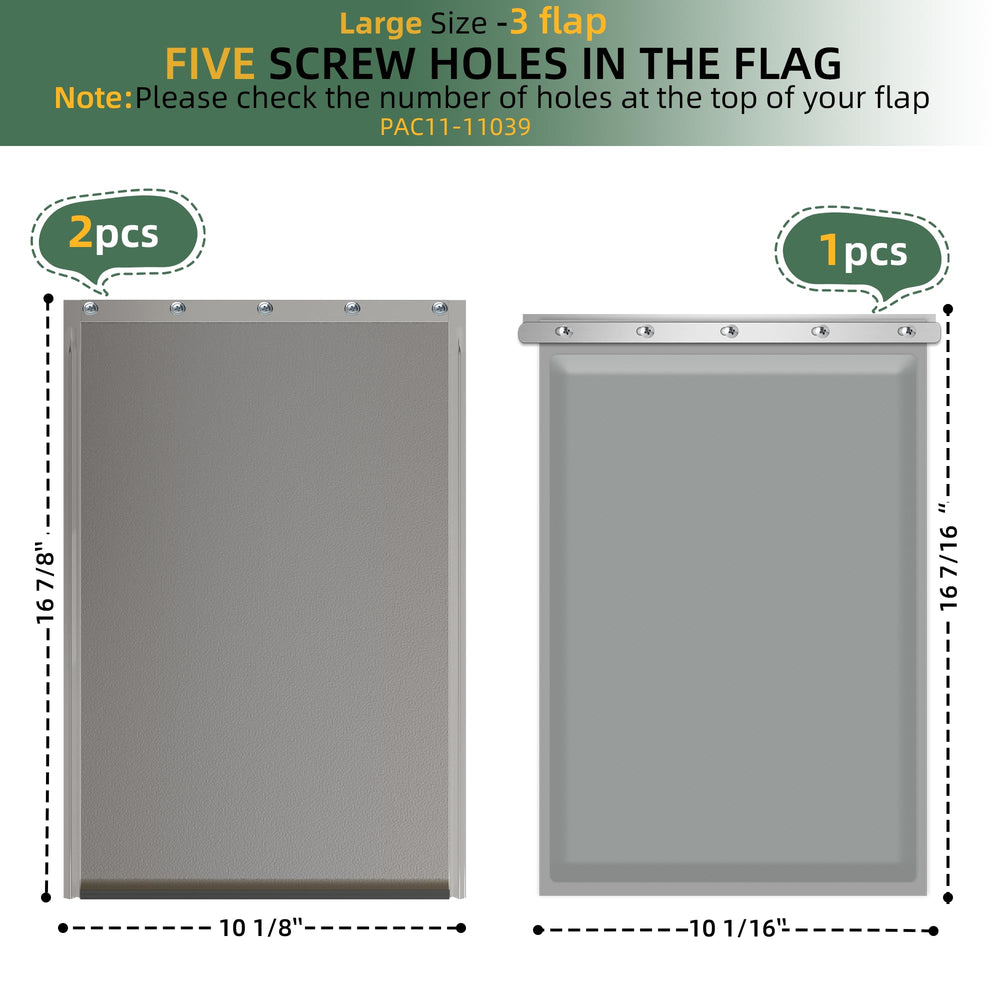MIAOTONG repuesto compatible con PetSafe PAC11-11039 para puertas actuales.