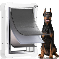 MIAOTONG puerta XL con cierre deslizante para seguridad y libertad del perro