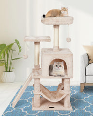 MIAO PAW poste-rascado-sisal-natural: protege muebles y afila uñas.