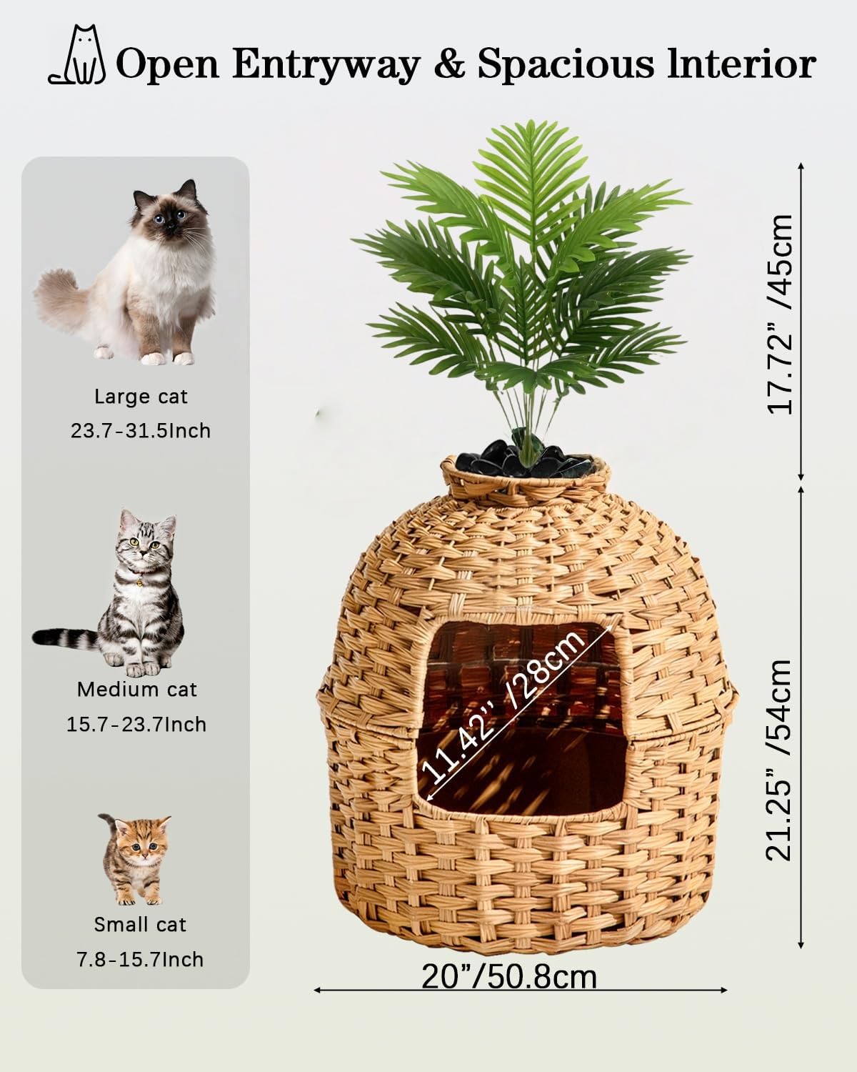 MICEAN diseño elegante de mimbre, ideal para salón o dormitorio.