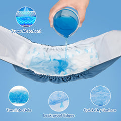 MICOOYO absorción tridimensional para orina de perro, protección adicional.