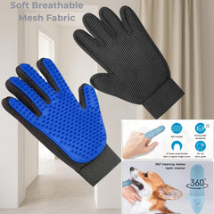 Guantes Micor con nodos de silicona suave para masaje agradable.