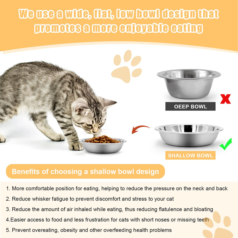 MicoSim plato gatos multifuncional para agua y comida conserve sabor.