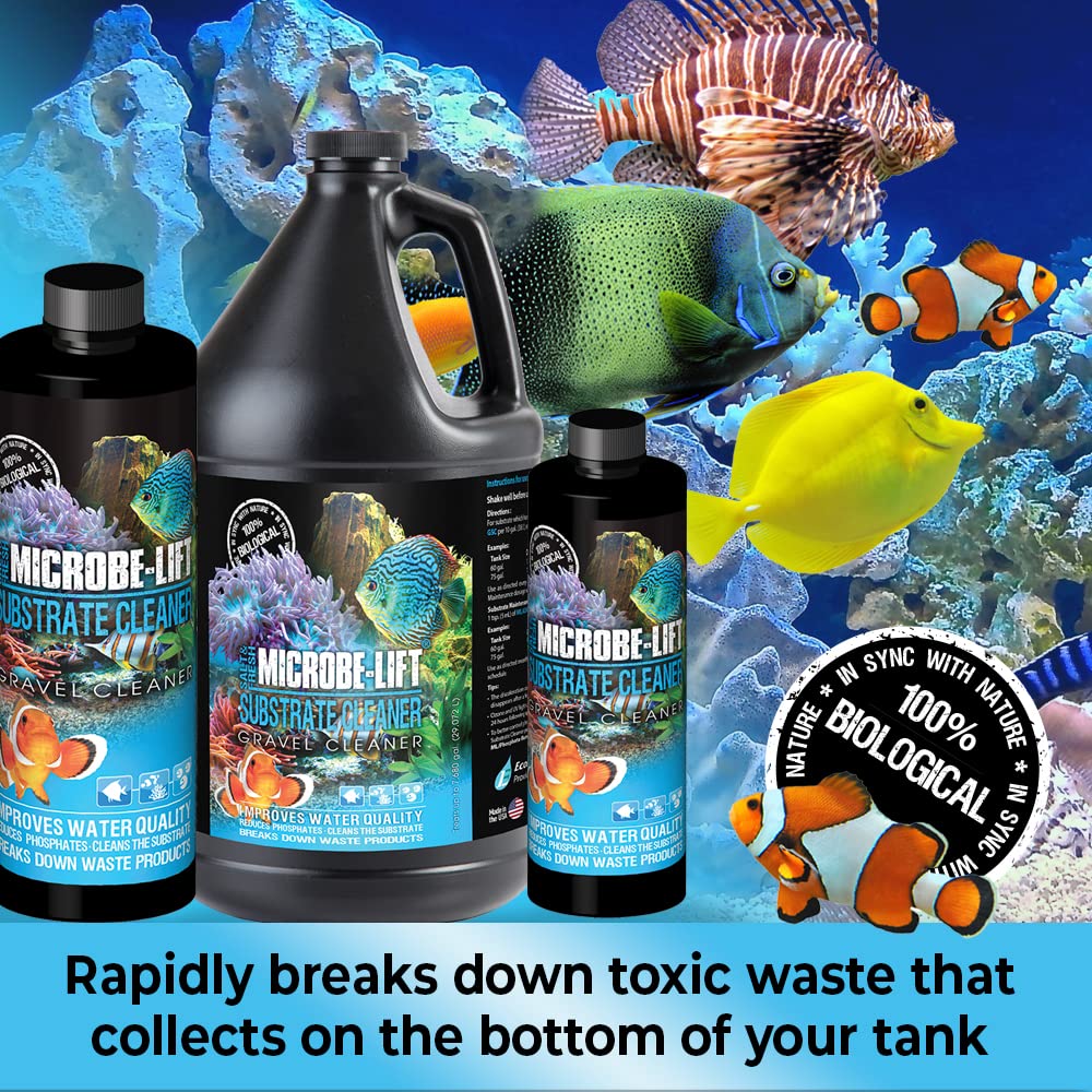 MICROBE-LIFT Gravel & Substrate Cleaner, dosificador preciso para aplicación controlada.