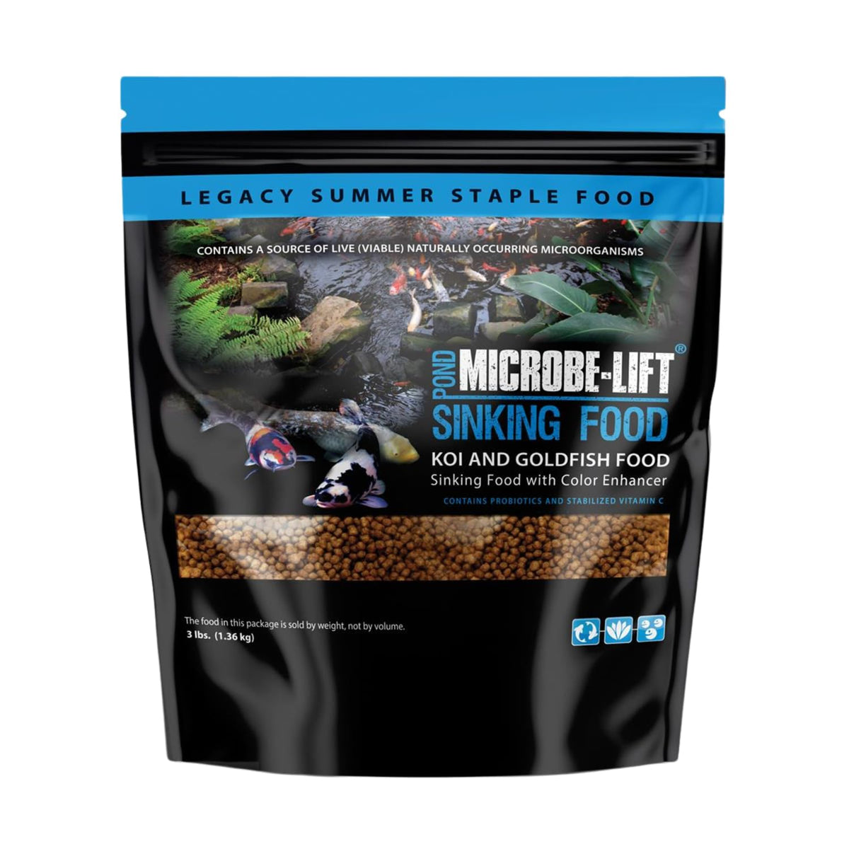 Microbe-Lift MLLSPMD: pellets hundidores para estanques, alimento al fondo