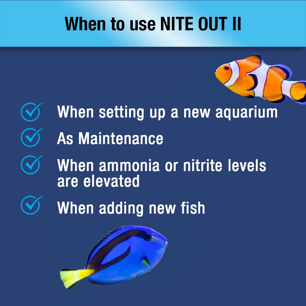 Microbe-Lift Nite-Out II, acuario nuevo con bacterias nitrificantes listas para habitar.