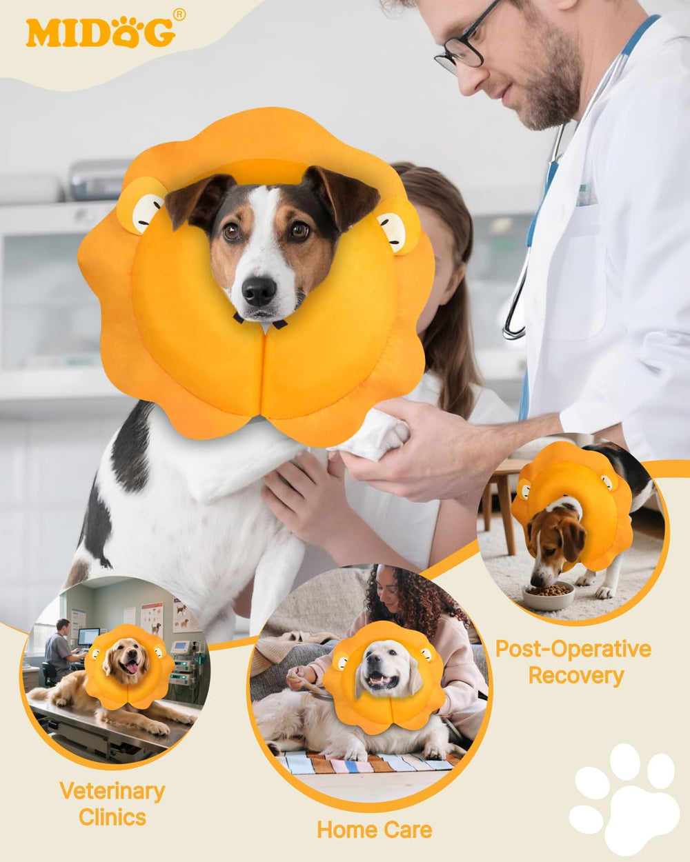 MIDOG ajuste interno: cinta para un encaje estable sin resbalar.