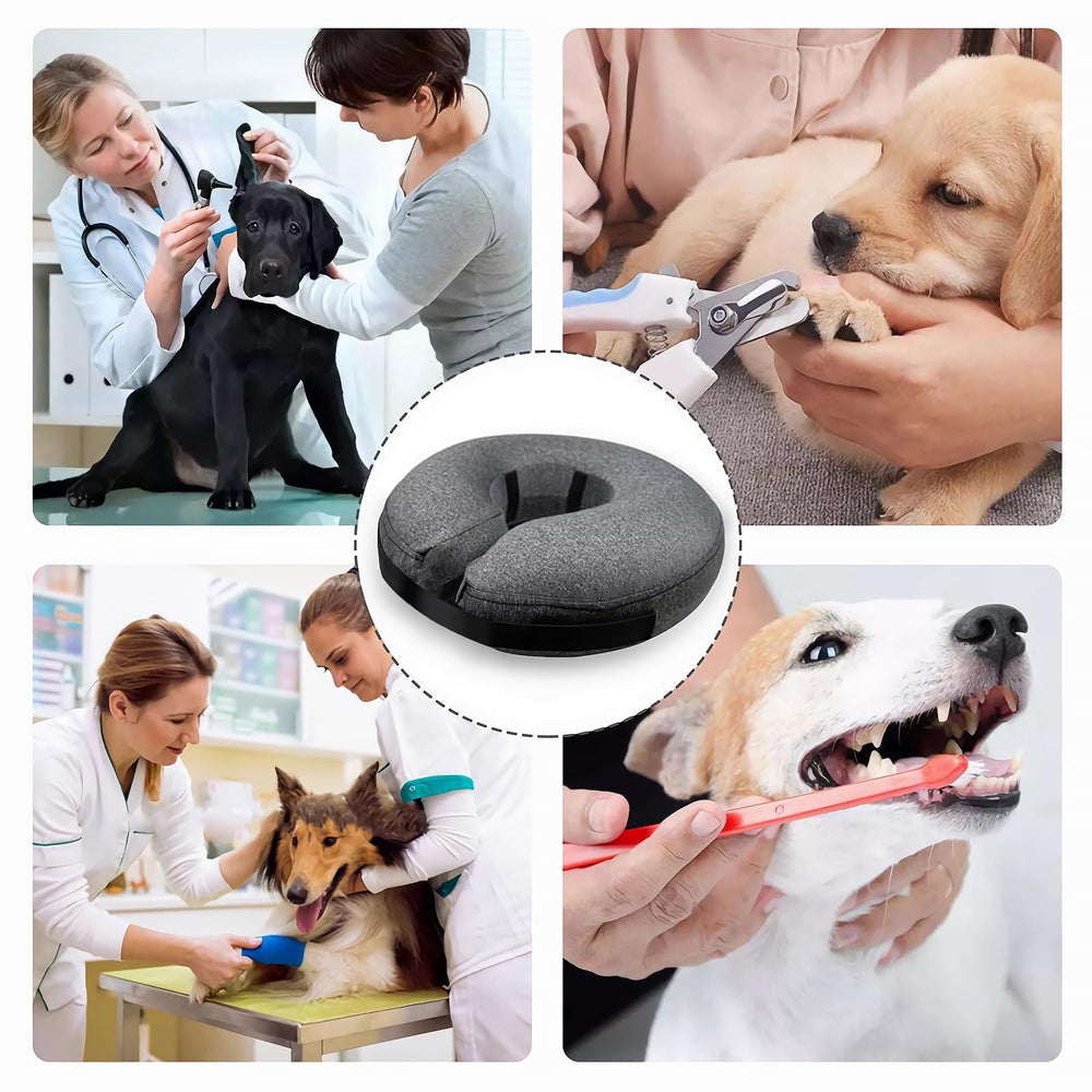MIDOG collar donut inflable diseño resistente, fácil de limpiar