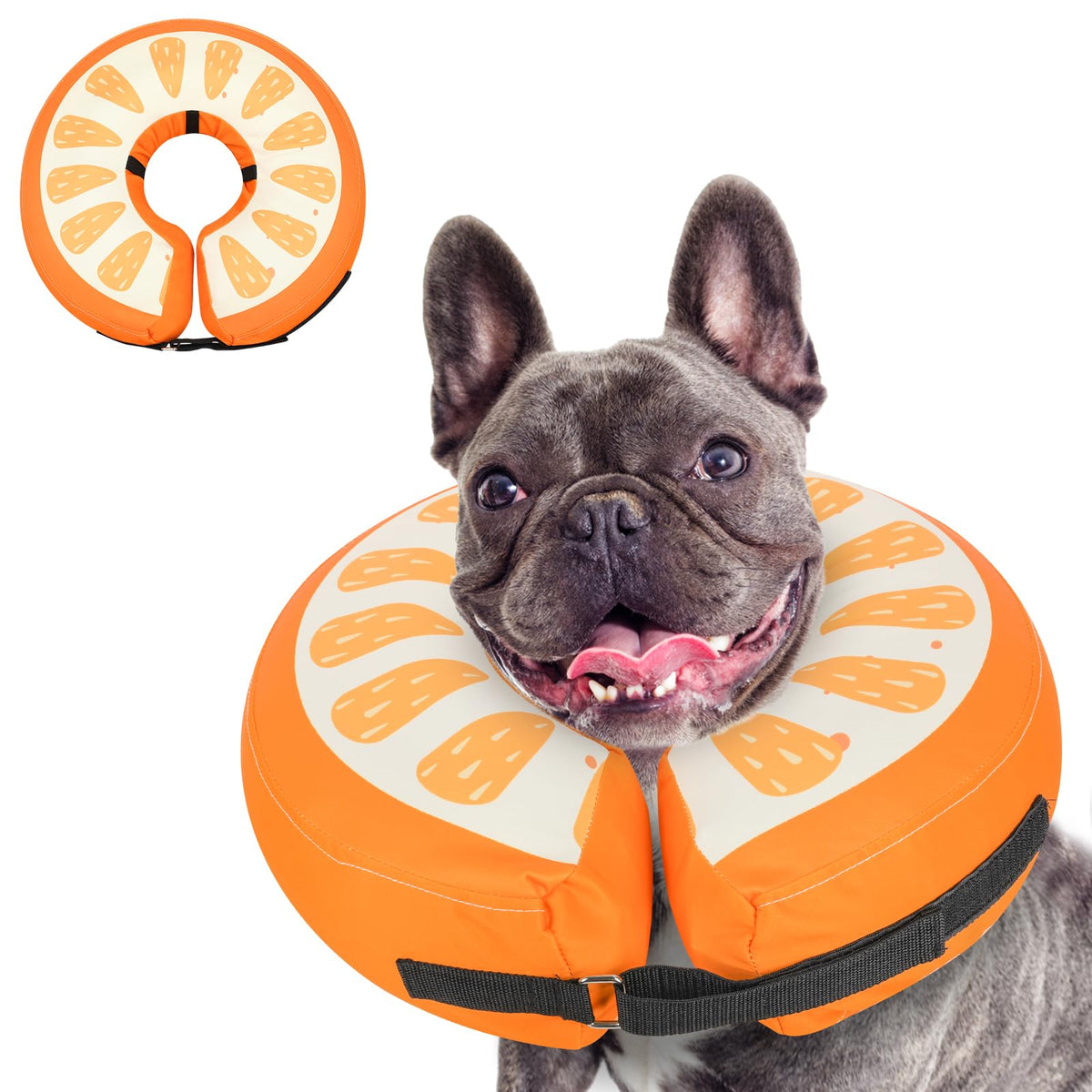 MIDOG collar inflable forma dona para perro, apoyo cómodo durante la recuperación