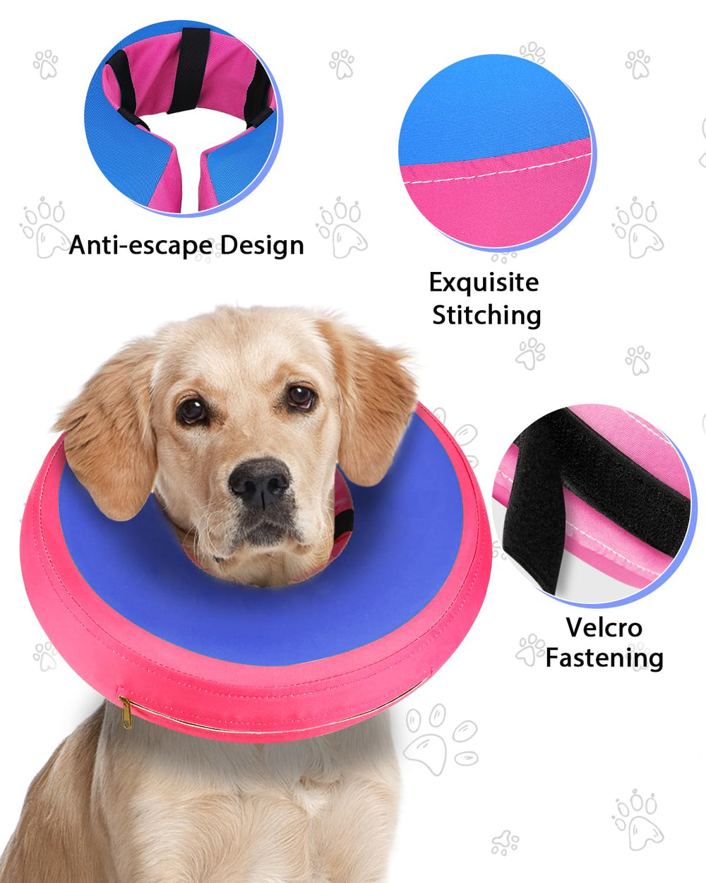 MIDOG visión-clara sin obstrucciones con collar inflable