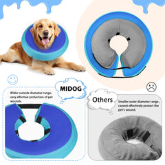 MIDOG cono inflable para comer sin molestias durante la recuperación.