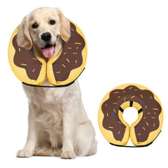 MIDOG cono inflable suave, vista exterior, ayuda a evitar lamer heridas durante la recuperación.