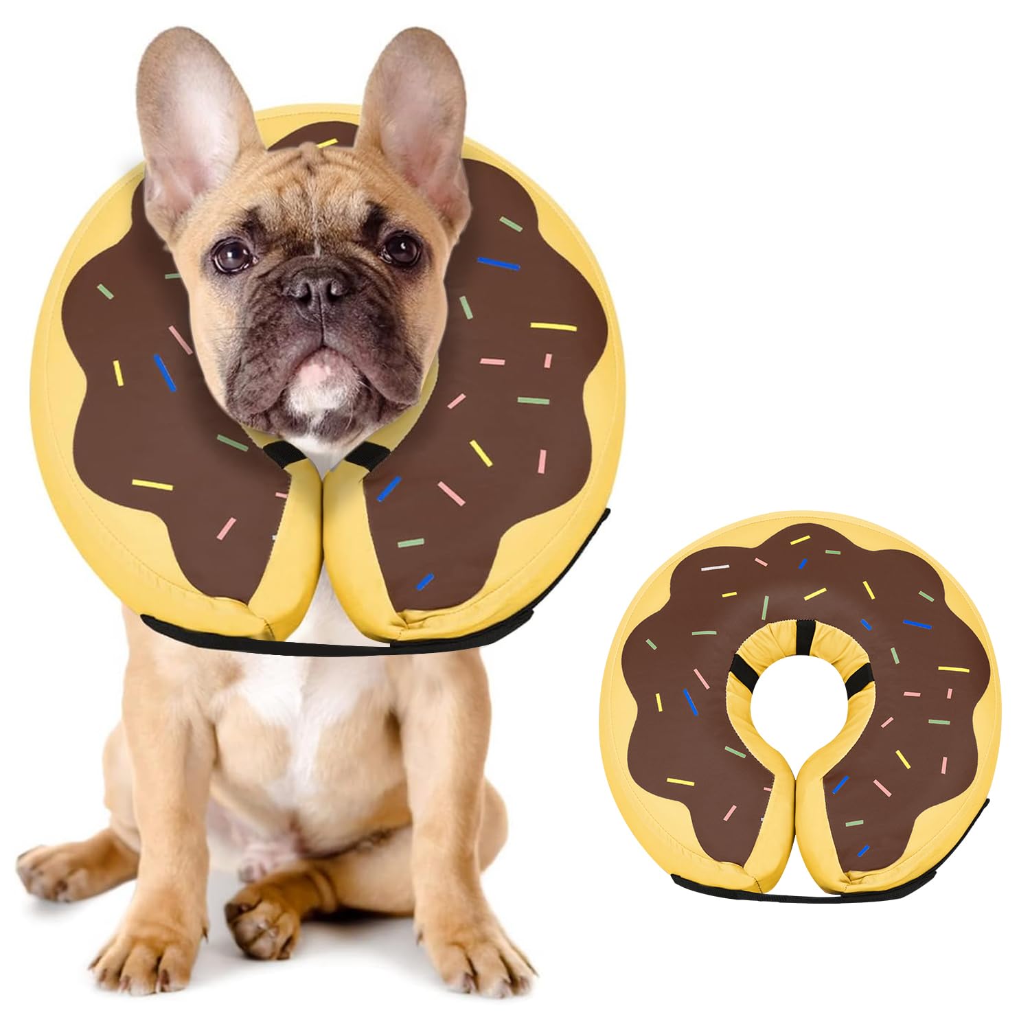 Cono inflable suave de MIDOG para perros pequeños, evita lamidos.