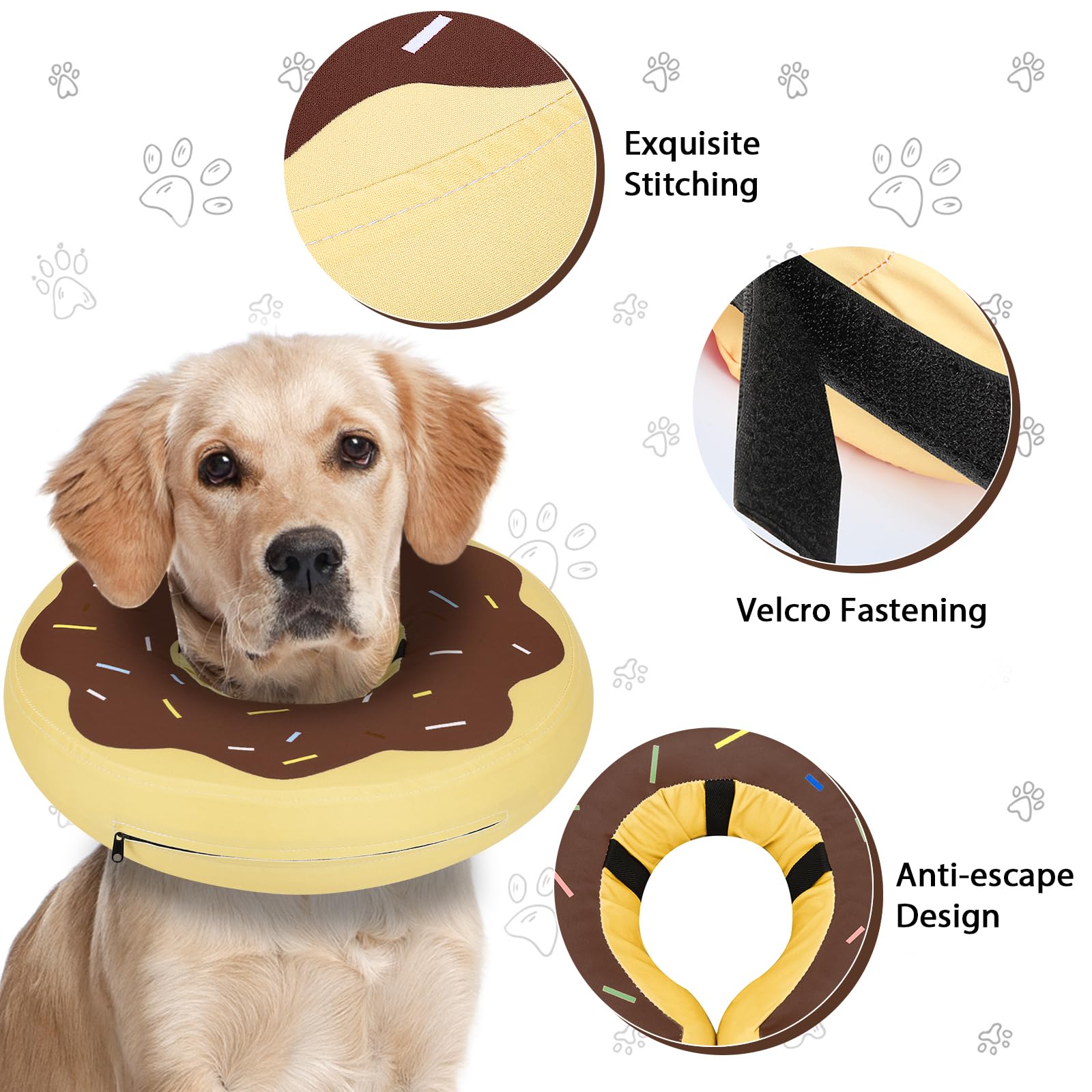 MIDOG cono suave para perros pequeños, diseño cómodo para dormir y descansar.