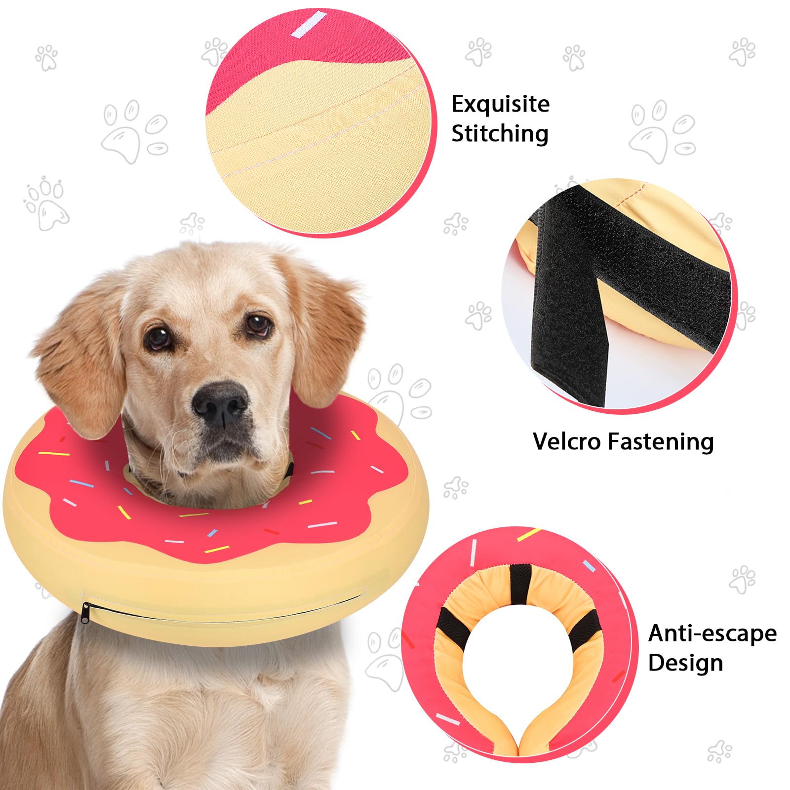 Cono MIDOG con visión despejada para comer y beber con facilidad.