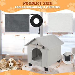 Midollarle almohadilla calor termica mantiene temperatura estable para gatos