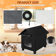 Casita para gatos con diseño elevado de Midollarle