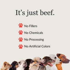 Midwest Legacy Beef, ingredientes naturales, dieta sin conservantes para perros sensibles.