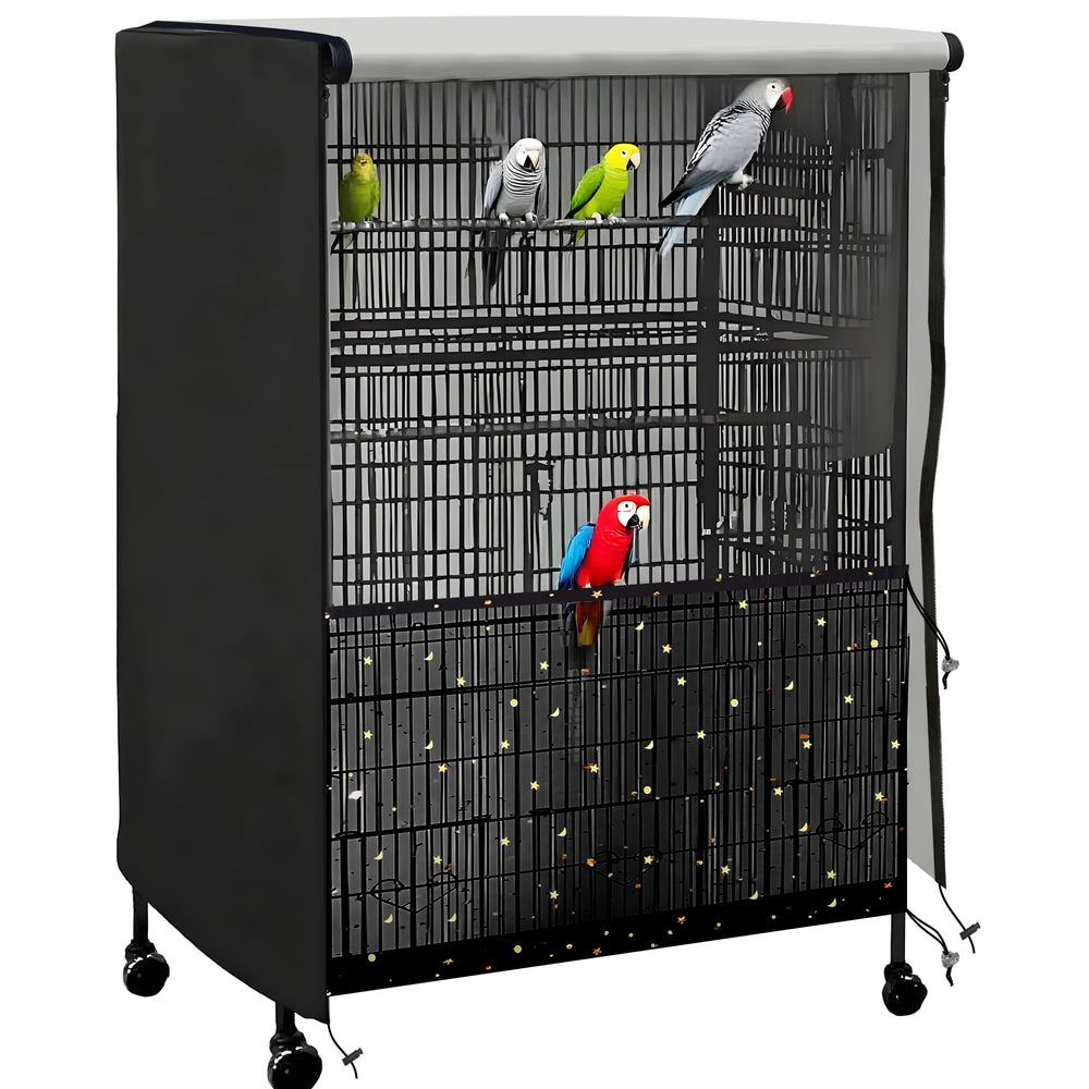 Funda MIEUXLLEY para jaula de aves con Oxford 420D, sombra y protección.