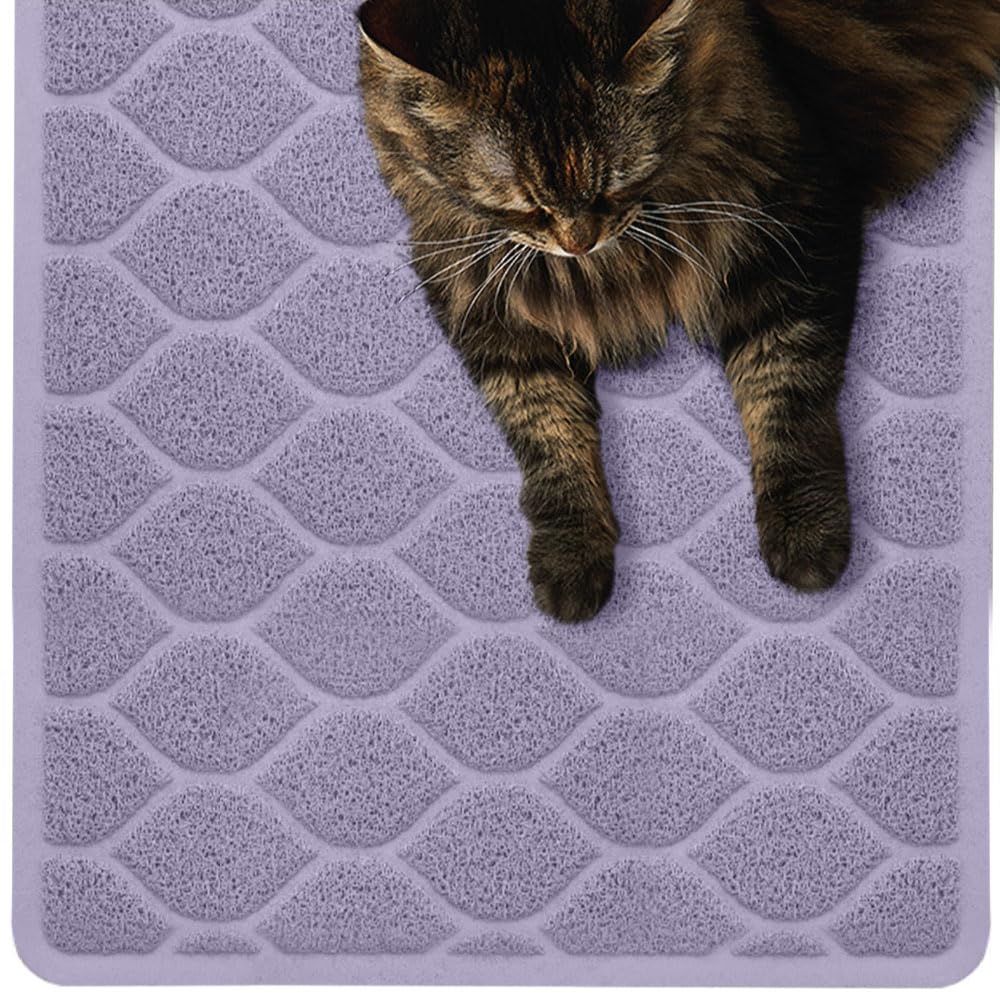 MIGHTY MONKEY: almohadilla para arena de gatos anti-salpicaduras mantiene pisos limpios.
