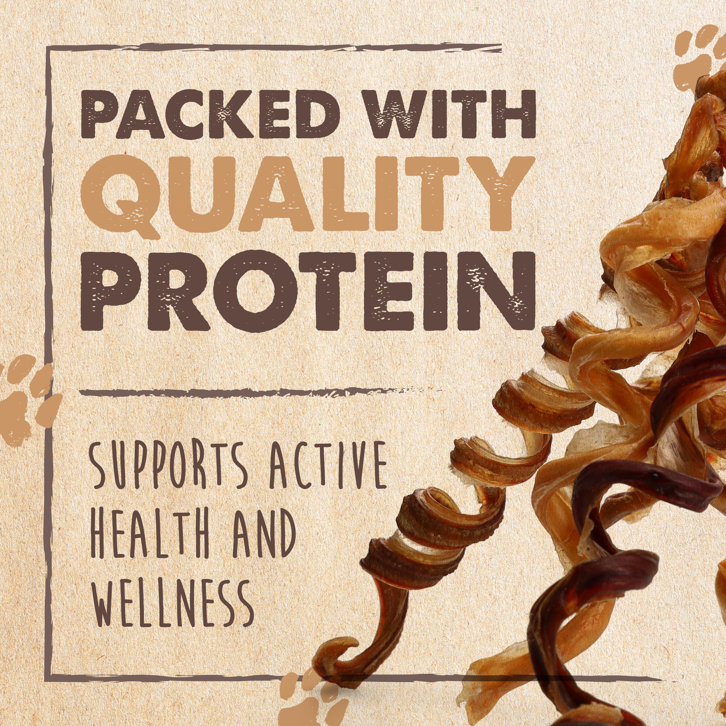 Mighty Paw Naturals Curly Bully Sticks ingrediente único carne de res