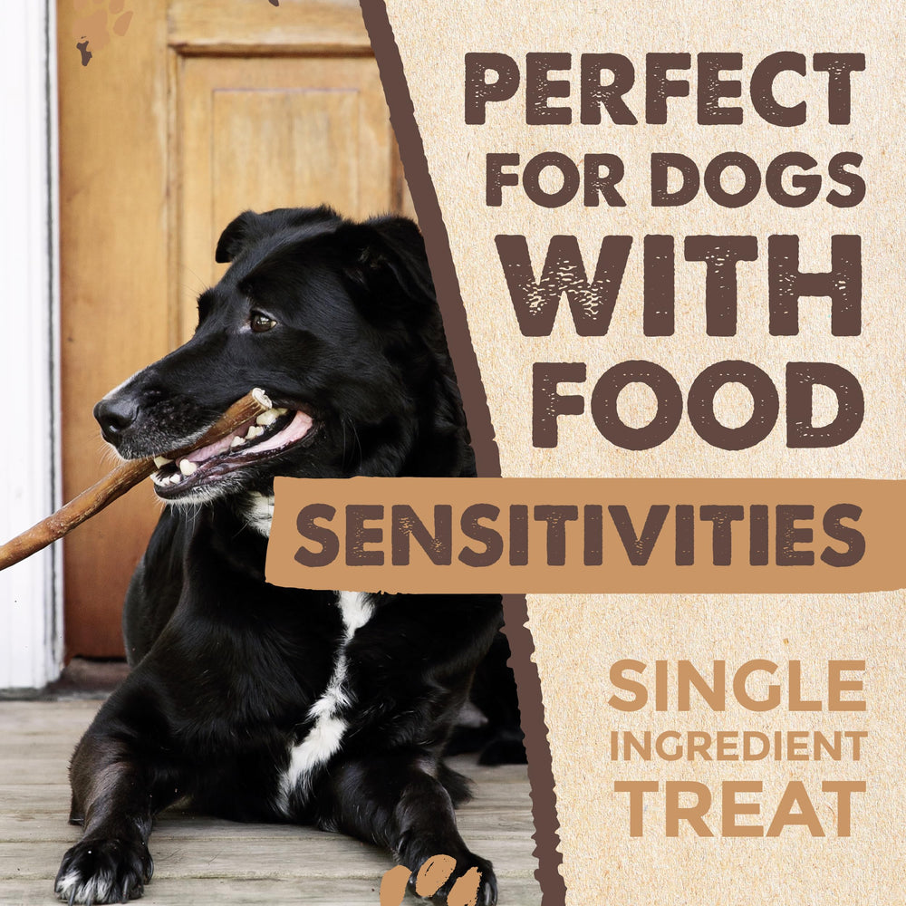 Mighty Paw Naturals, palitos bully para perros, aptos para todas las edades.