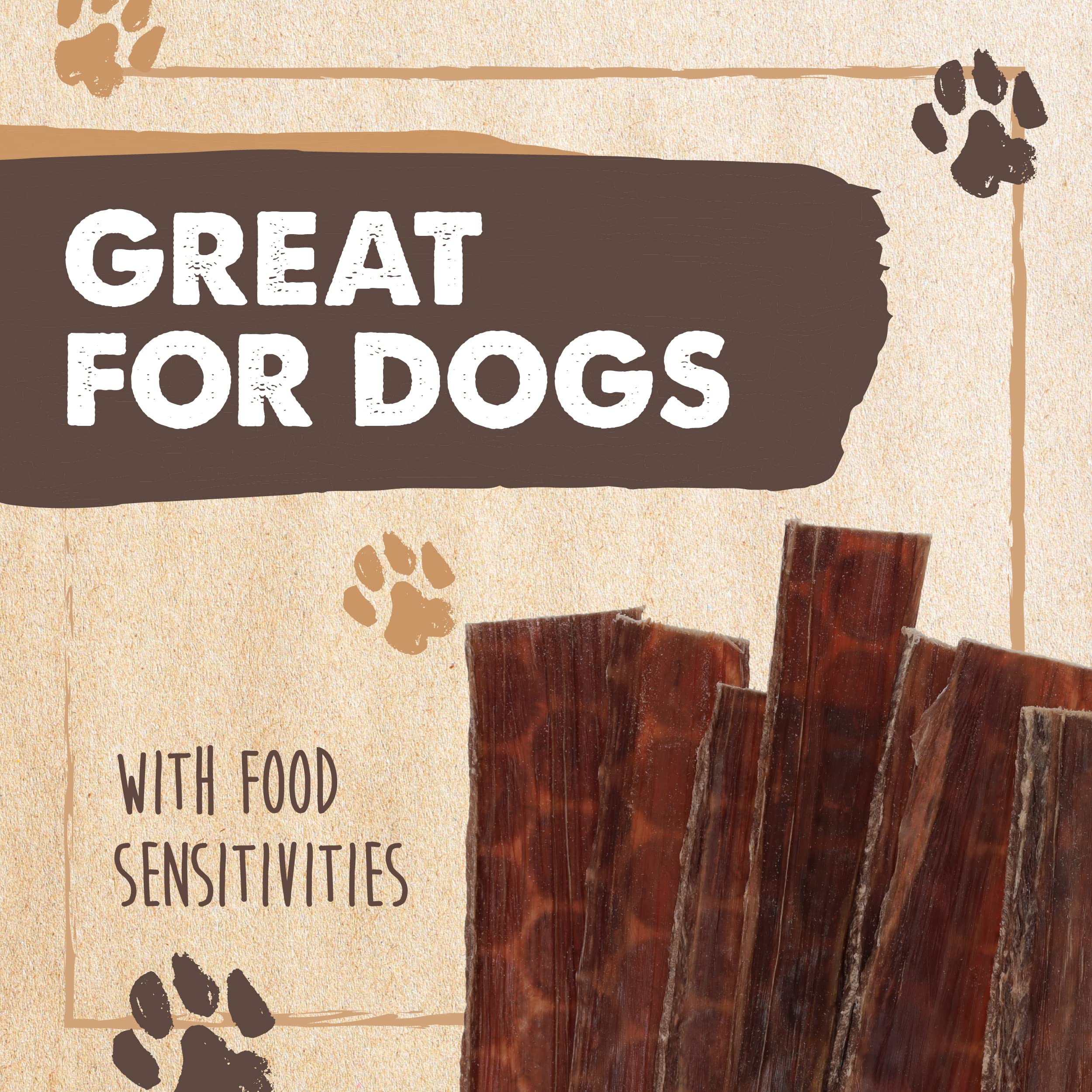 Mighty Paw Naturals gaznate de res seco, ideal para entrenamiento y recompensa.