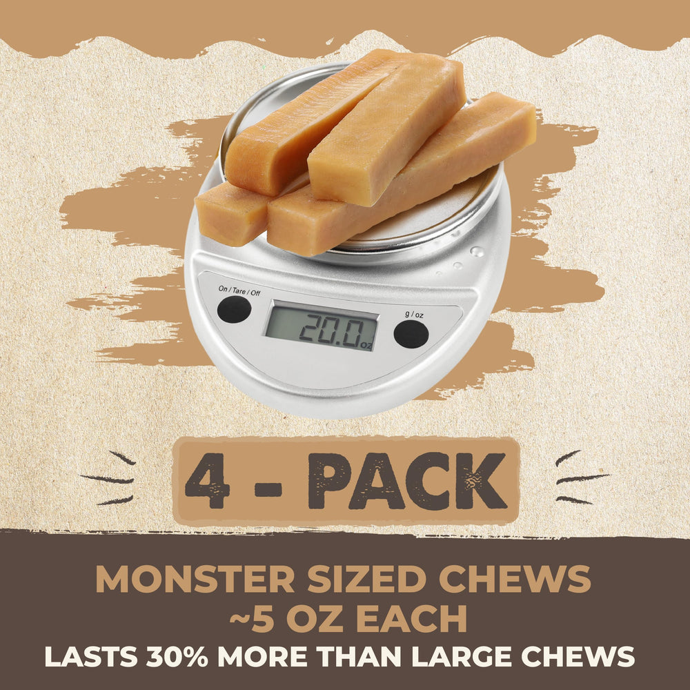  Mighty Paw Yak Cheese textura dura para masticación prolongada