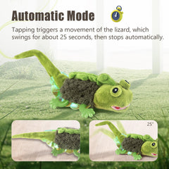 Migipaws lagarto-carga-usb, garantiza sesiones de juego sin necesidad de baterías.