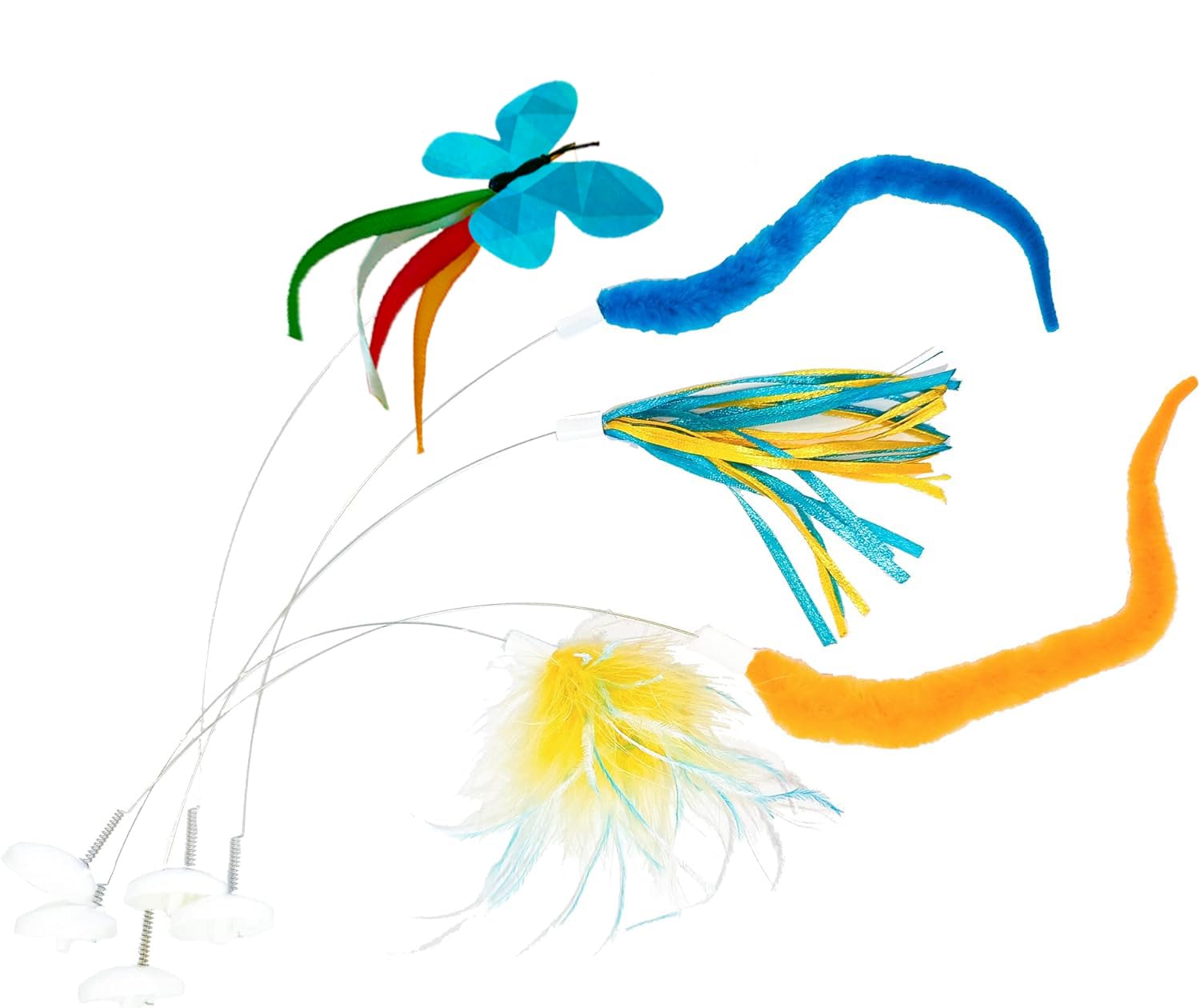 Migipaws mariposa: recambio para juguete de gato que favorece la exploración