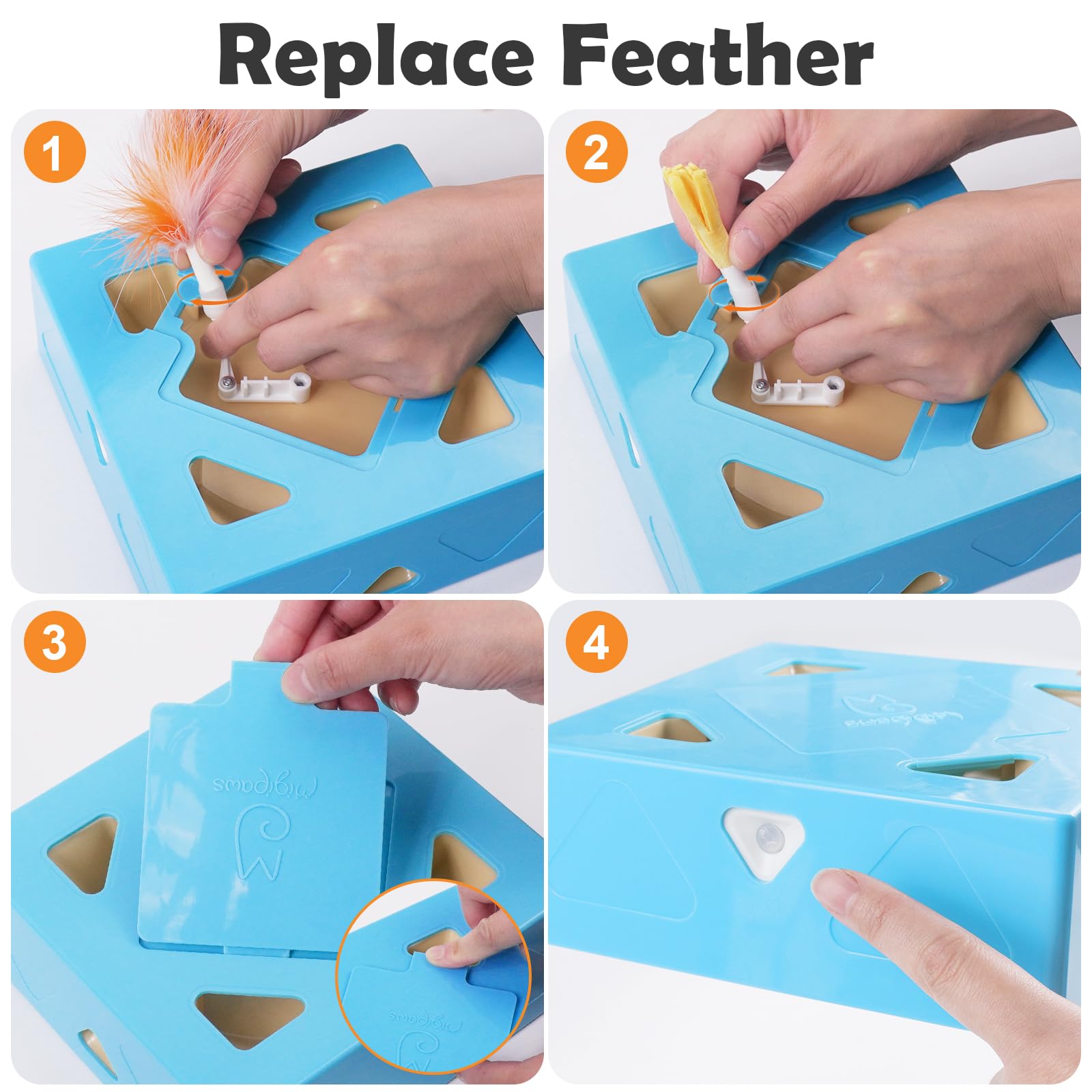Migipaws Migibox materiales seguros y duraderos para gatos