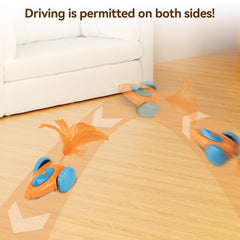 Migipaws Migicar con ruedas grandes y silicona para suelos y alfombras.