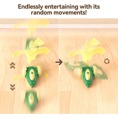 Migicar muestra juego interactivo automático para felinos activos.