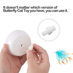 Migipaws pluma natural: recambio para juego interactivo y estimulante